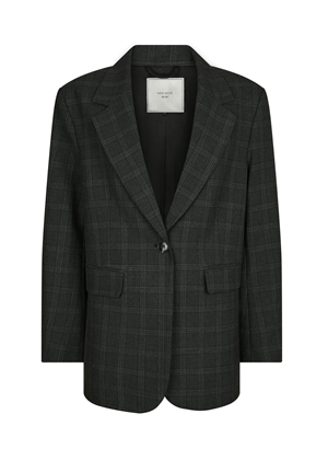 Gaby check blazer Antracit Neo Noir 